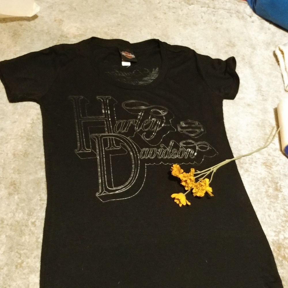 Semi sheer harley Davidson tee